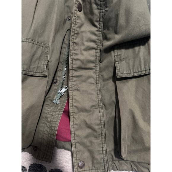 Smith & Hawken Olive Green Barn/Work/Chore Coat Corduroy Collar Men’s Large - Picture 8 of 8